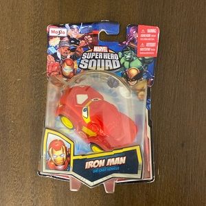 Marvel Superhero Squad Cars Iron Man Die Cast Vehicle (Choking Hazard) Ages 3+